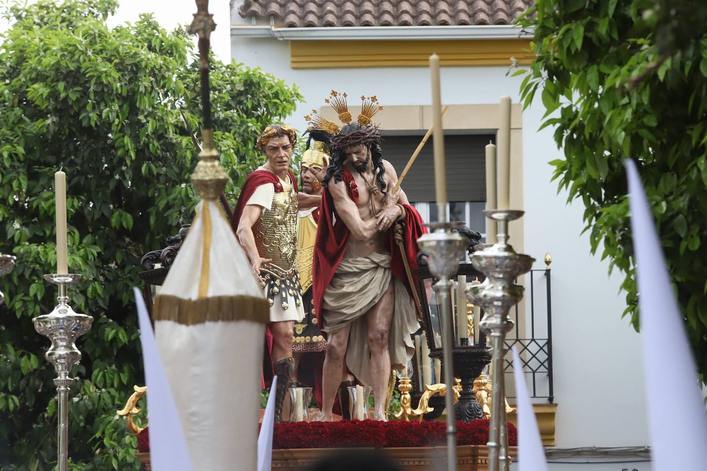 La procesión de la Presentación al Pueblo el Sábado de Pasión de Córdoba, en imágenes