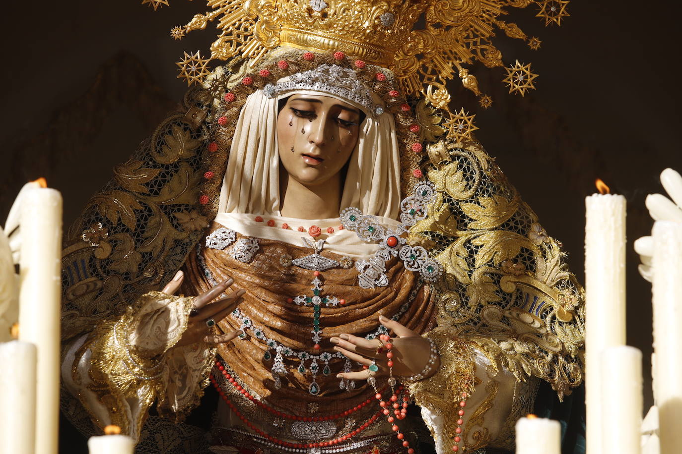 La procesión de la Virgen de la O el Sábado de Pasión de Córdoba, en imágenes