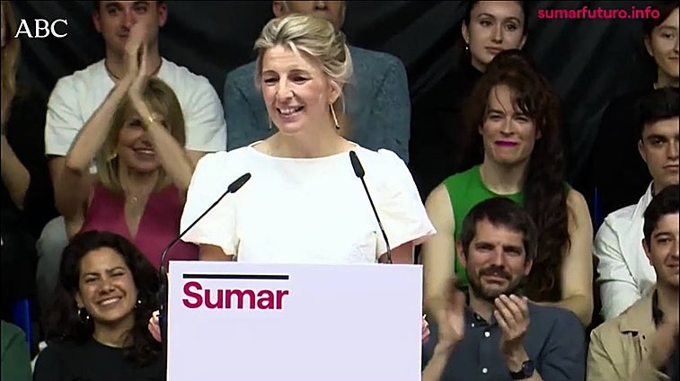 Yolanda Díaz: «Quiero ser la primera presidenta de España»