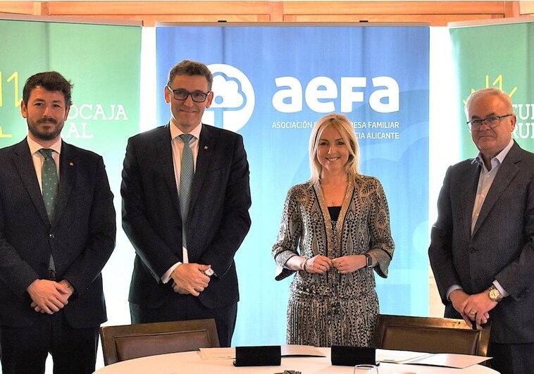 Eurocaja Rural y AEFA se alían para fortalecer a la empresa familiar de la provincia y fomentar la formación de sus empresarios