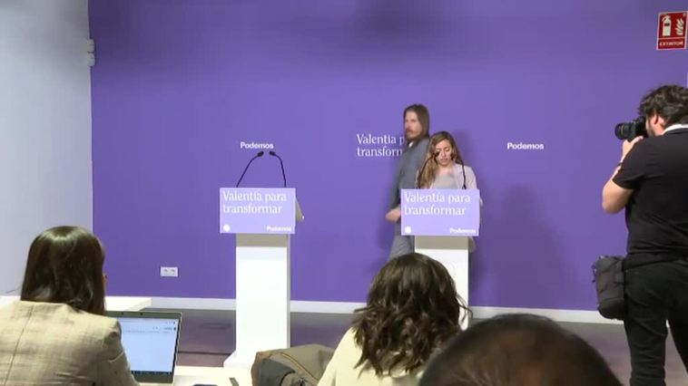 Malestar en Podemos después de que Yolanda Díaz se postule a presidenta del Gobierno como candidata de Sumar