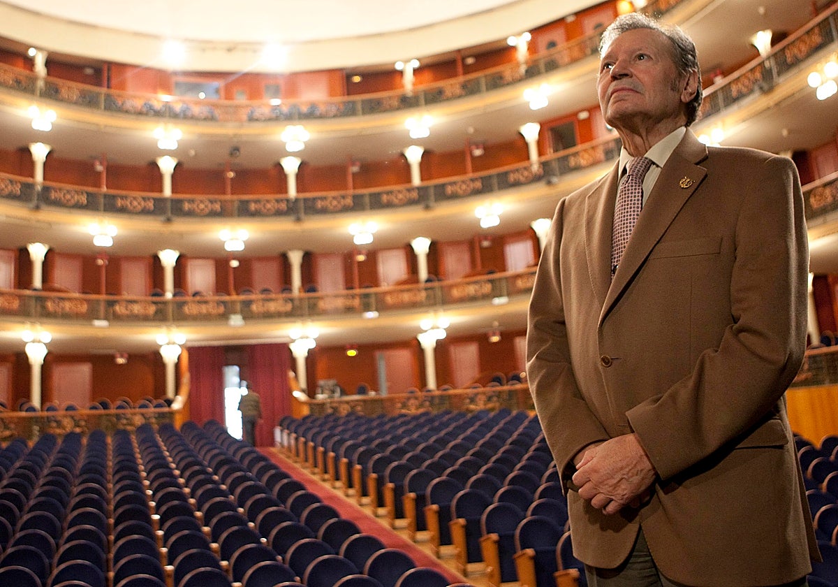 El tenor bujalanceño en el escenario del Gran Teatro de Córdoba
