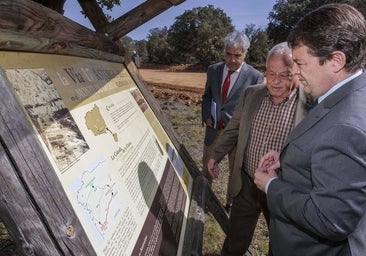 Mañueco, tras la destrucción de 1,2 kilómetros de calzada romana: «Vamos a llegar hasta el final»