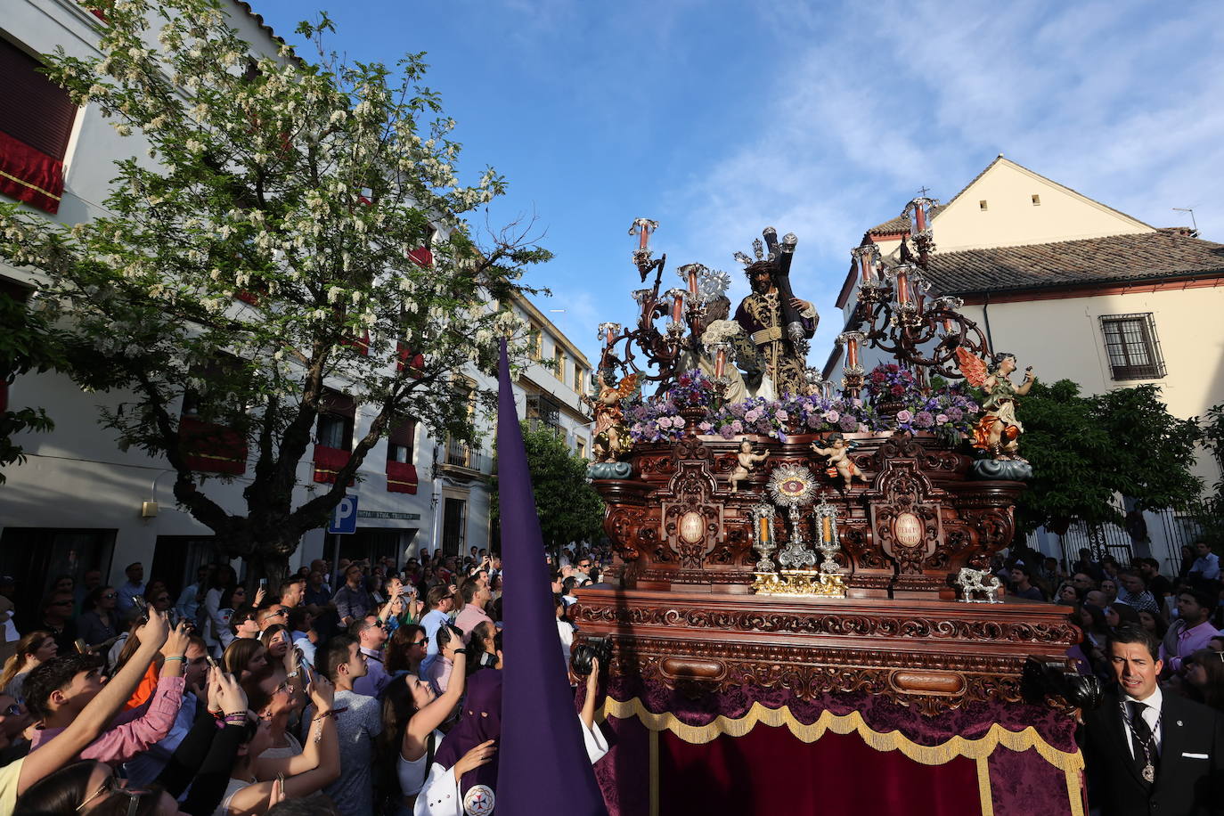 Imágenes | La pletórica Santa Faz camina con orgullo desde la Trinidad en el Martes Santo de Córdoba