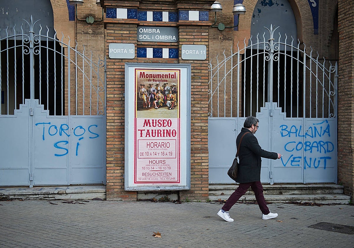 Manifestación a favor de los toros en Cataluña en 2020
