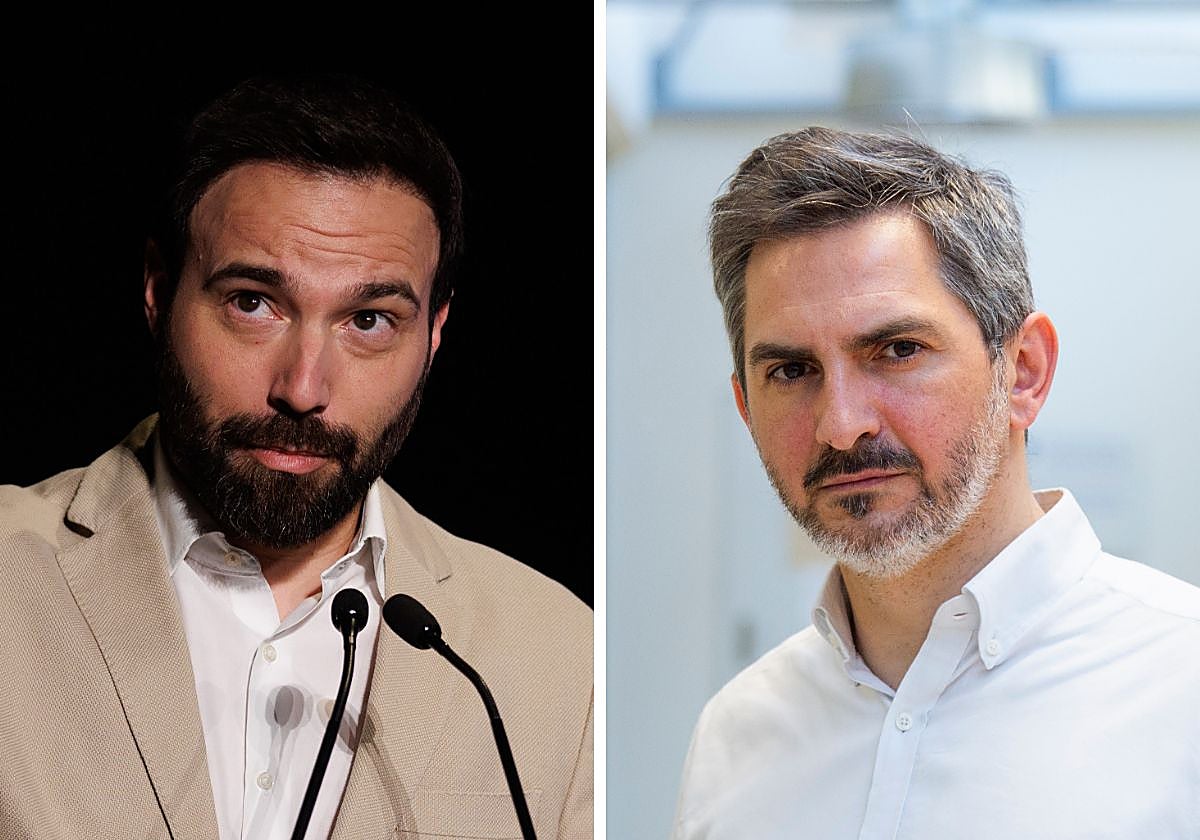 Los ediles de Cs que se han dado de baja del partido, Ángel Niño (izquierda) y Pepe Aniorte