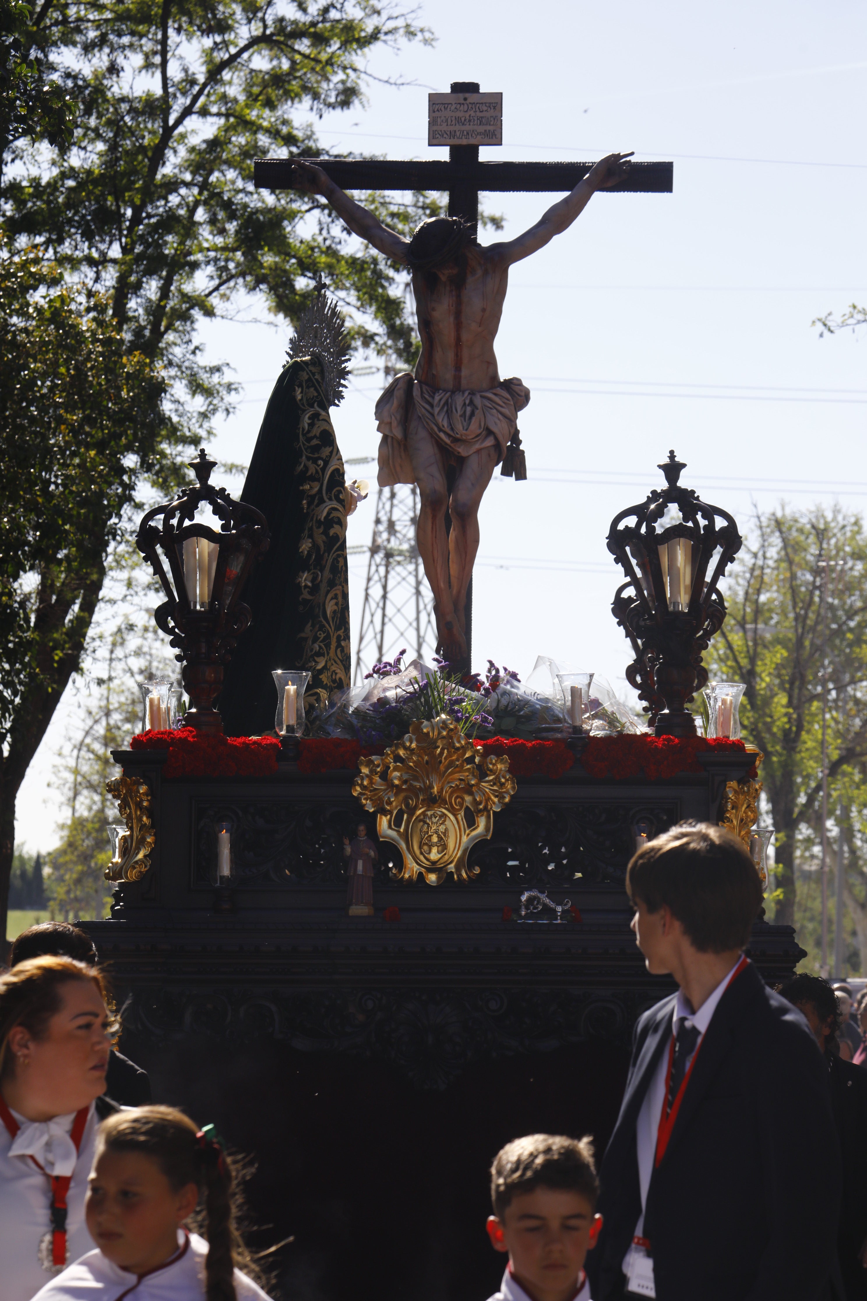 La hondura y sencillez del Cristo de la Piedad en Las Palmeras