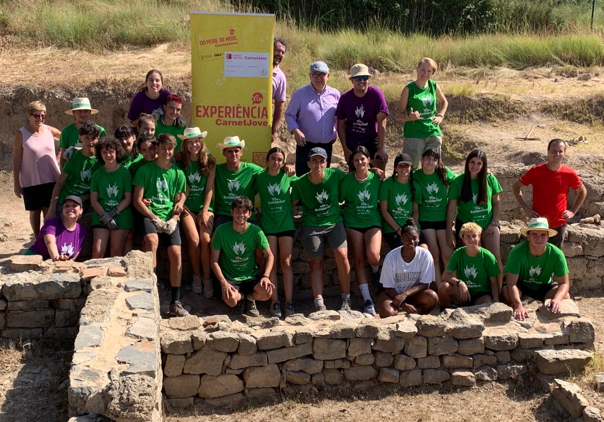 Imagen tomada durante un campamento juvenil organizado por el Institut Valencià de la Joventut