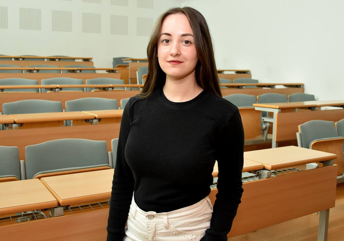 Imagen de Olena Khirna, estudiante ucraniana de Erasmus en la Universidad Católica de Valencia