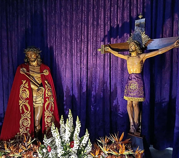 Imagen del Ecce-Homo y el Cristo de los Afligidos