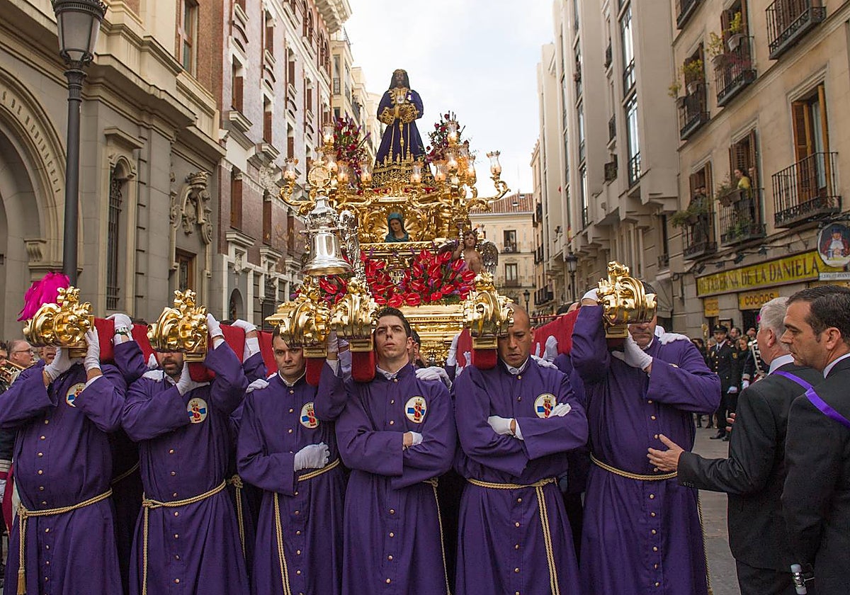 Procesión del Cristo de Medinaceli, en una imagen de archivo