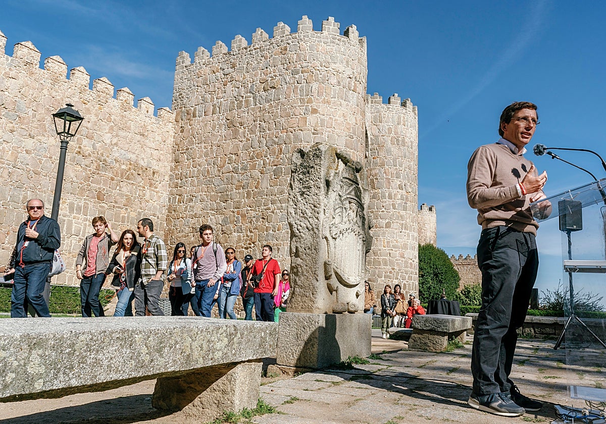 Almeida, este sábado en un acto de partido en Ávila