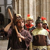 El Vía Crucis más emotivo lo representan personas con discapacidad