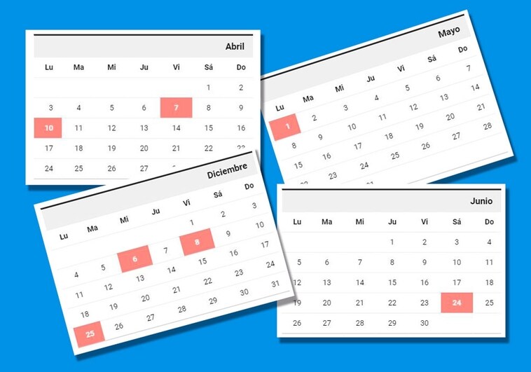 Calendario laboral 2023 en Valencia: por qué hay cuatro lunes festivos seguidos entre abril y mayo