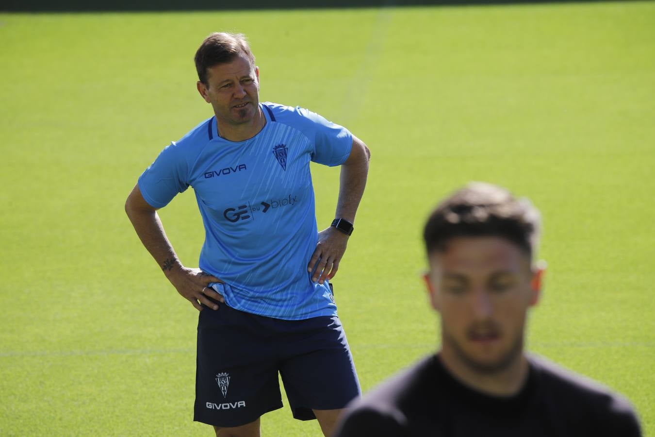 El primer entrenamiento de Manuel Mosquera al frente del Córdoba CF, en imágenes