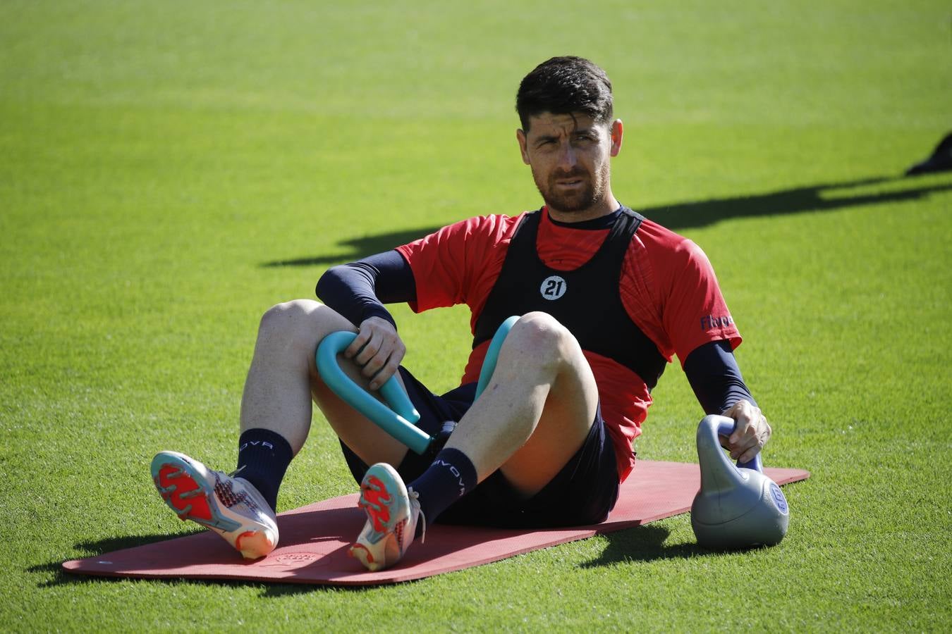 El primer entrenamiento de Manuel Mosquera al frente del Córdoba CF, en imágenes
