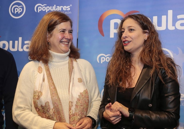 Ester Muñoz afirma que la candidata del PP al Ayuntamiento de León «es, ha sido y va a ser Margarita Torres»