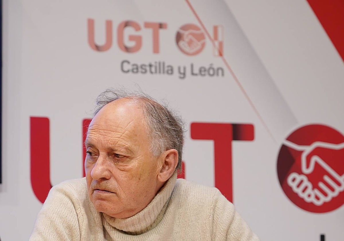 El secretario regional de UGT Faustino Temprano