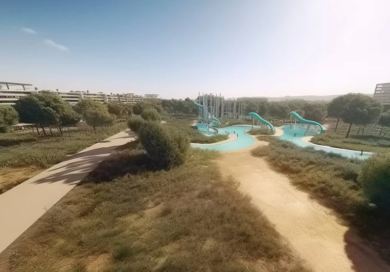 Puente promete un parque acuático en Valladolid «para refrescarnos y divertirnos»