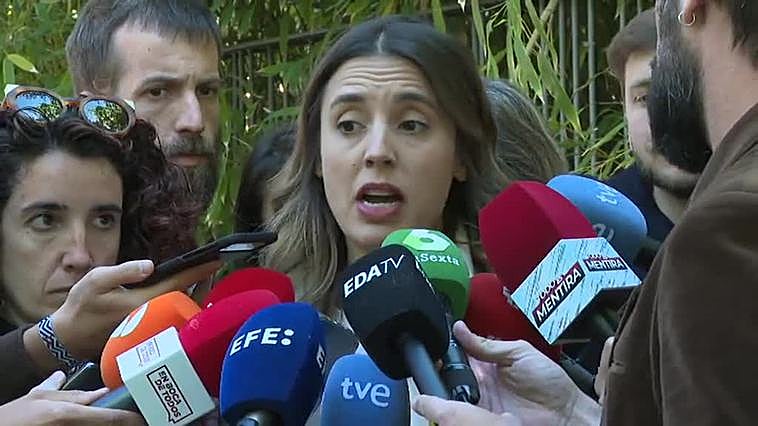 Irene Montero: "El PP ha humillado al PSOE"