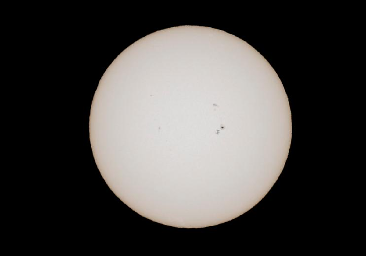 La Estación Espacial Internacional desde Gran Canaria