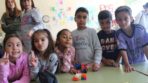 Alumnos de 1ª de Primaria del colegio Nuestra Señora de los Ángeles