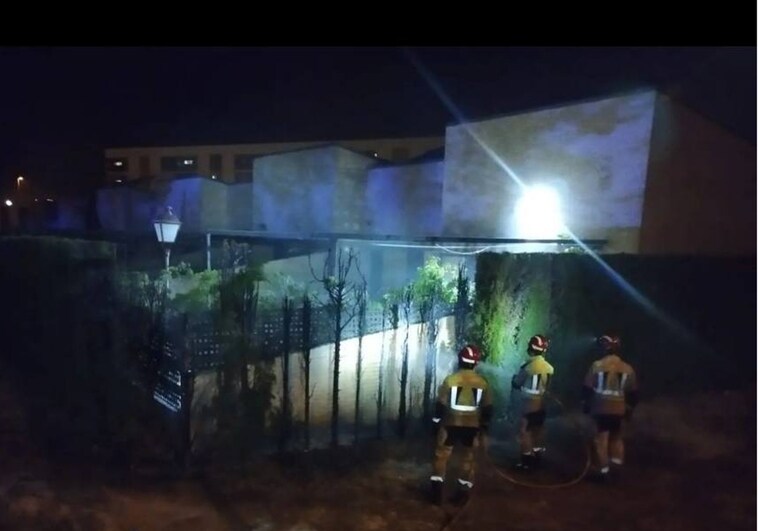 Sorprenden a cuatro menores quemando varios árboles en Santa María de Benquerencia