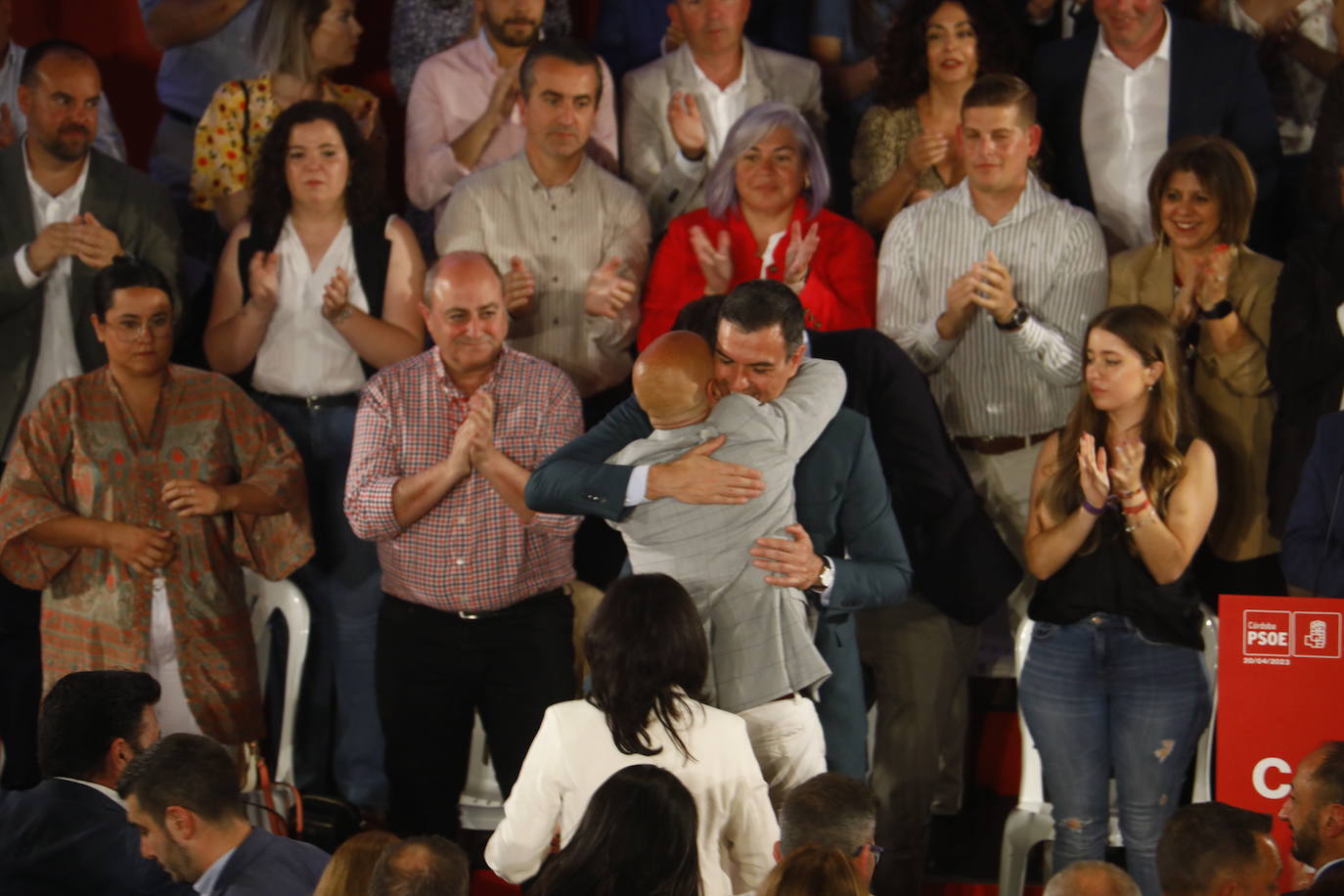 El acto de Pedro Sánchez en Córdoba, en imágenes