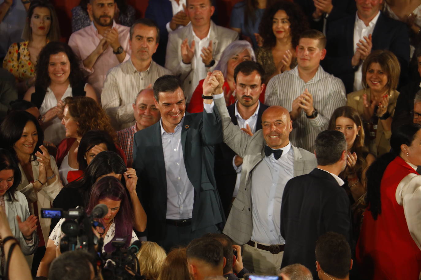El acto de Pedro Sánchez en Córdoba, en imágenes