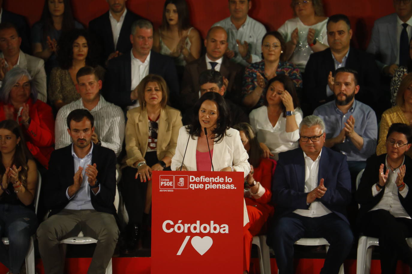 El acto de Pedro Sánchez en Córdoba, en imágenes