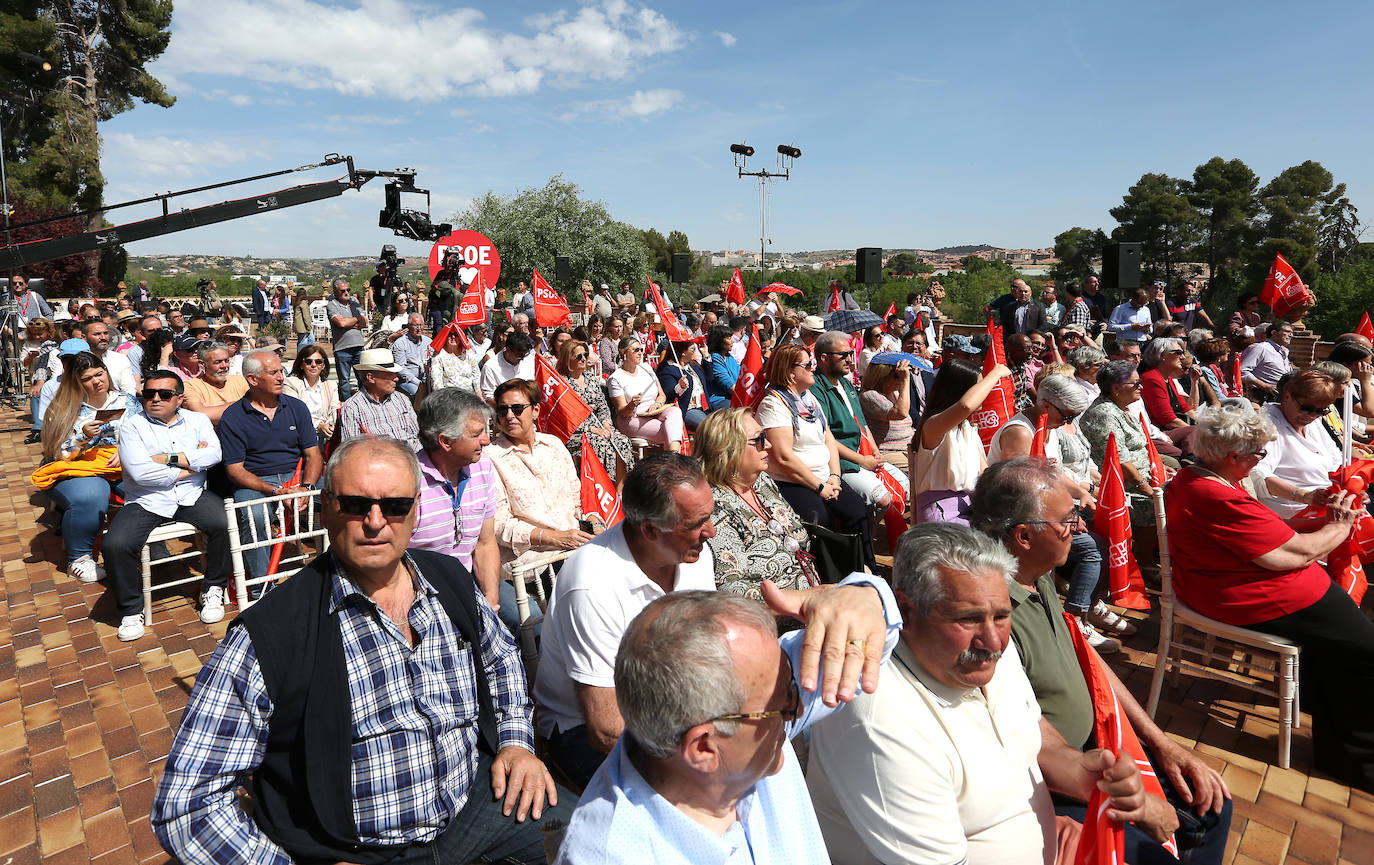 El mitin de Pedro Sánchez en Toledo, en imágenes