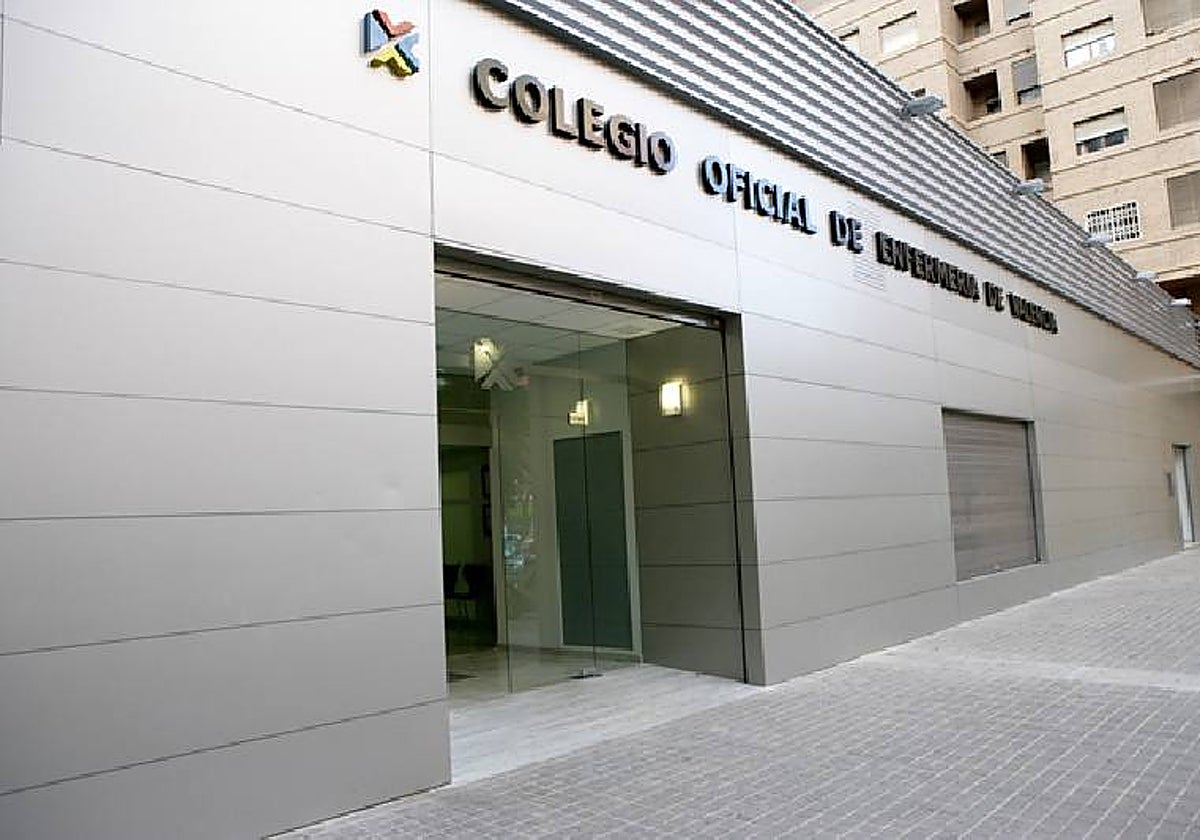 Imagen de archivo de la fachada del Colegio Oficial de Enfermeros de Valencia