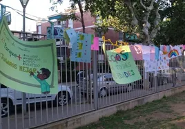 Las familias de Santa Rosa en Córdoba se concentran para pedir mejoras en el parque de Banesto