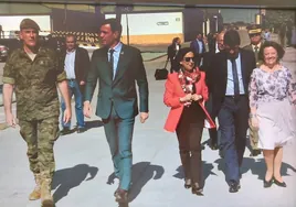 Así fue la discreta visita de Sánchez para presentar la Base Logística de Córdoba, de 351 millones de coste