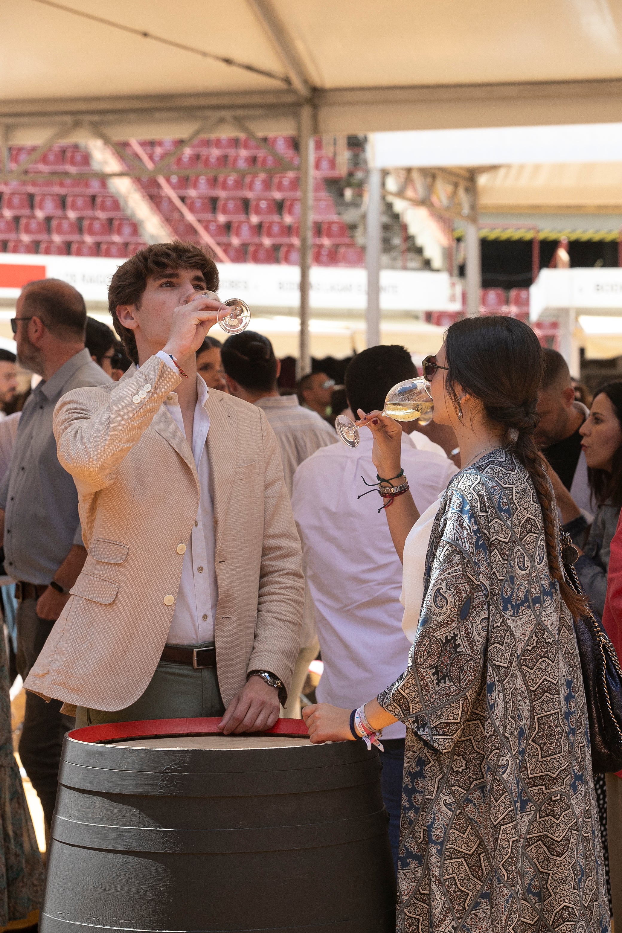 El lleno de la Cata del Vino de Córdoba este sábado, en imágenes