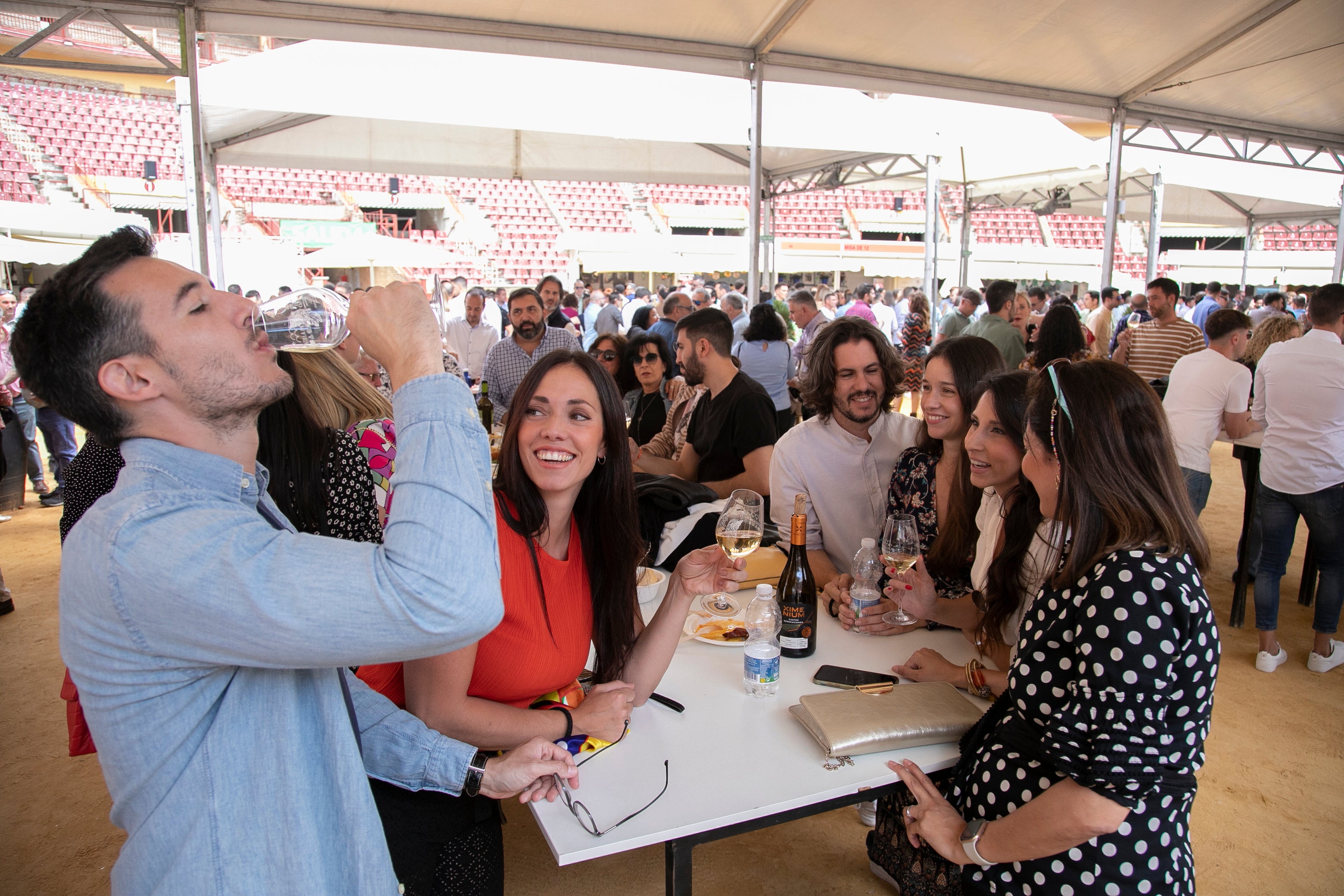 El lleno de la Cata del Vino de Córdoba este sábado, en imágenes