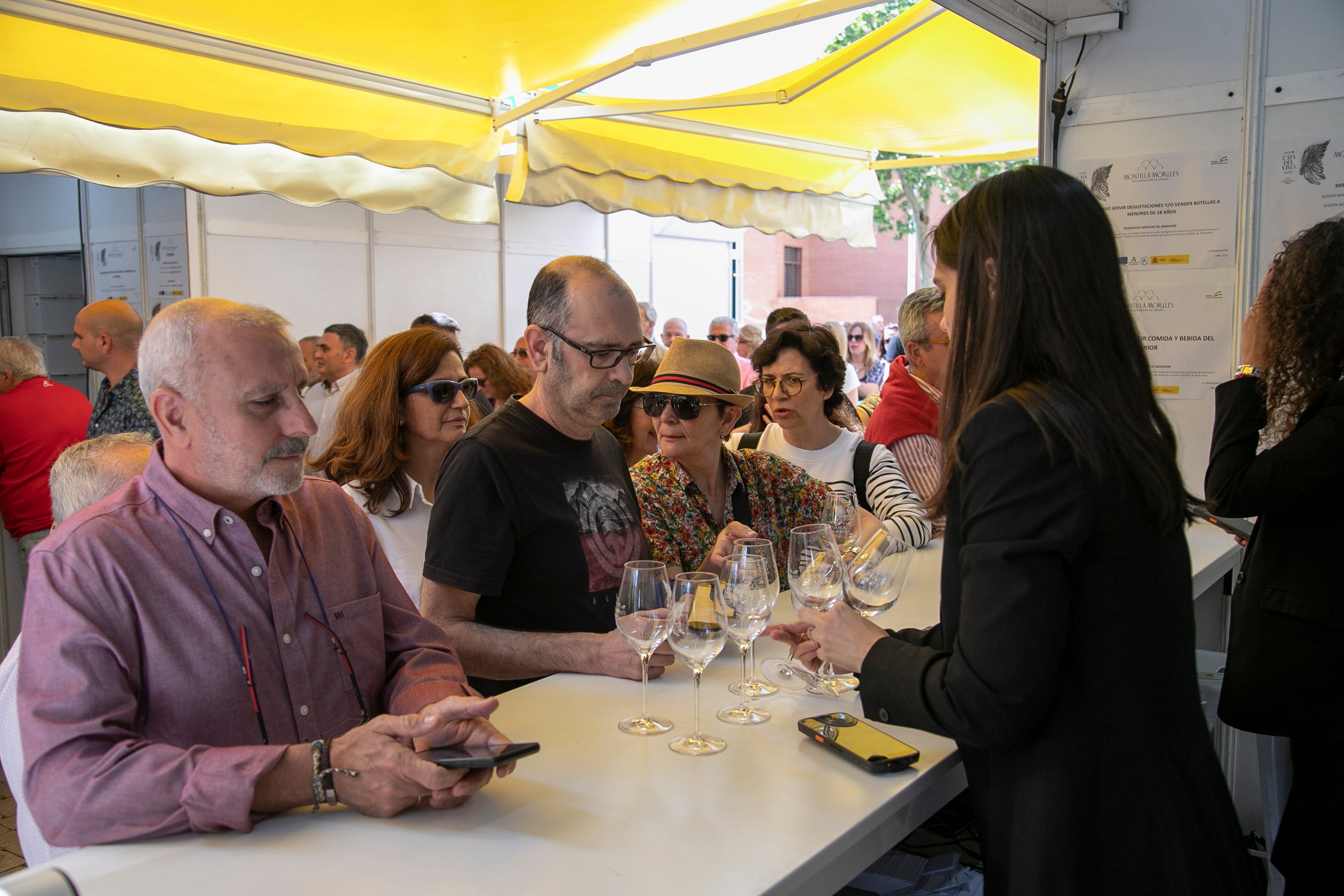 El lleno de la Cata del Vino de Córdoba este sábado, en imágenes