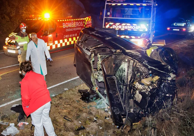 Un fallecido y dos heridos graves en un accidente en San Felices de los Gallegos (Salamanca)