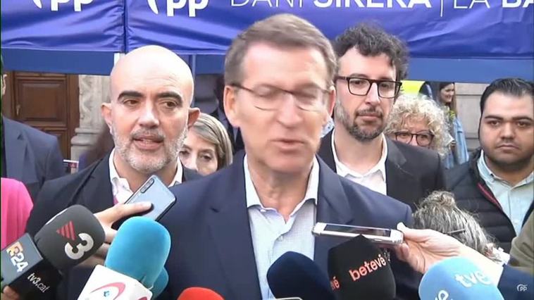 Feijóo ve "una remontada del constitucionalismo en Cataluña"
