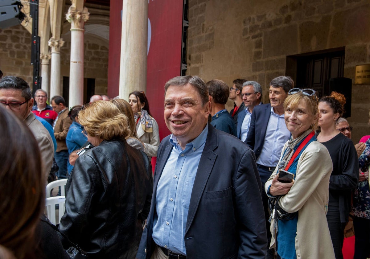 El ministro de Agricultura, Luis Planas, el pasado sábado en Jaén