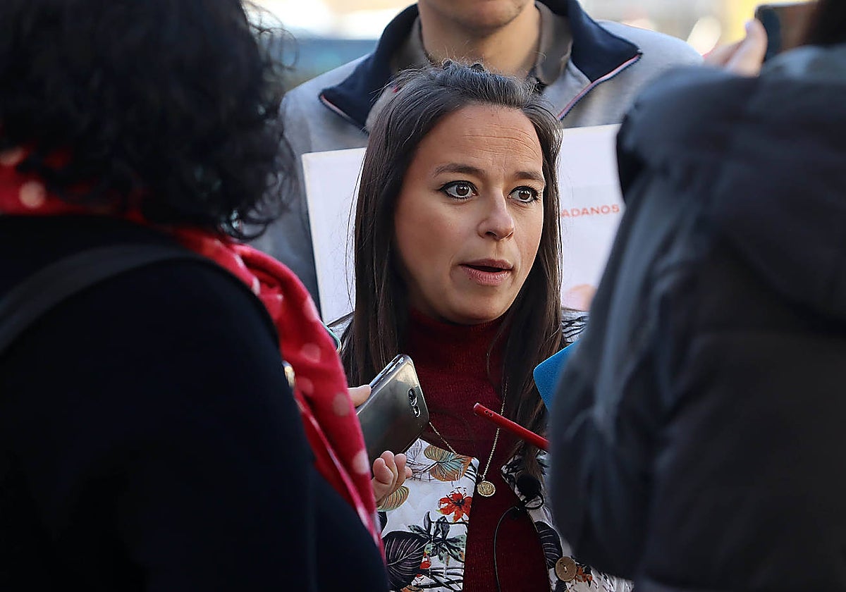 La presidenta de Ciudadanos en Castilla y León, Gemma Villarroel, en una imagen de archivo