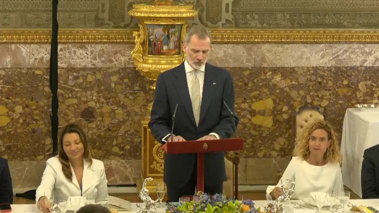 Felipe VI ofrece un almuerzo en honor de Lula