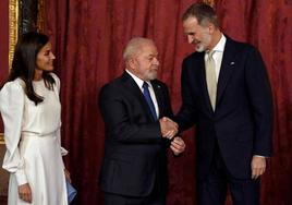 El Rey defiende ante Lula da Silva una paz en Ucrania «sustentada en la integridad territorial»