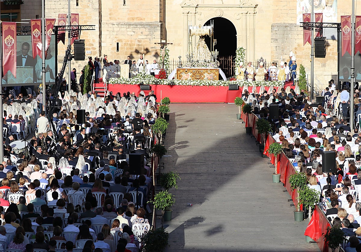 Acto en el centro de Lucena