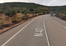 Muere un motorista de 35 años tras salirse de la vía en la N-420, en Pajaroncillo (Cuenca)