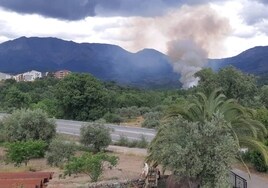 Controlado el incendio en el Barranco de las Cinco Villas de Ávila