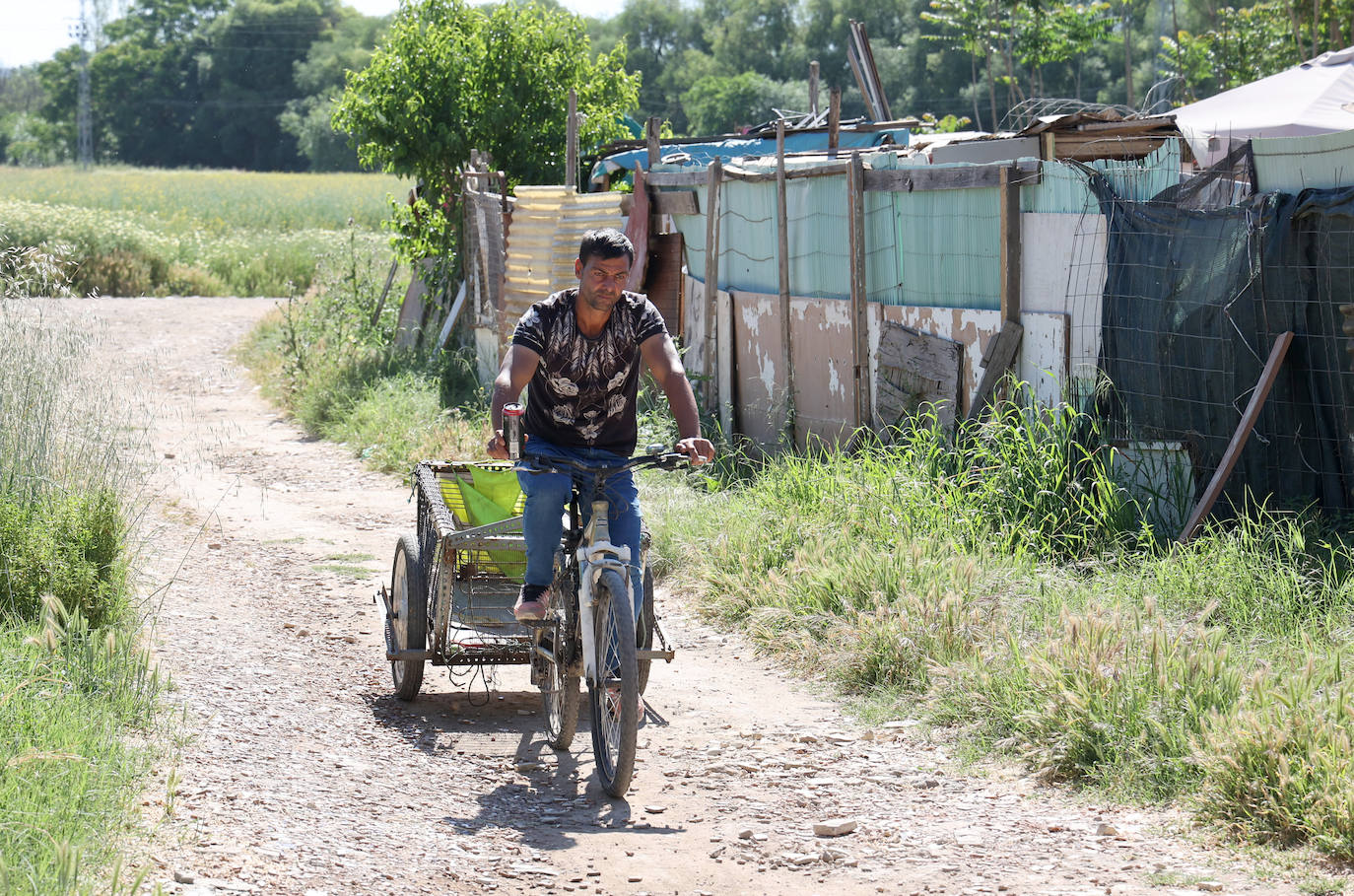 El poblado de chabolas del camino de Carbonell en Córdoba, en imágenes