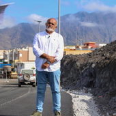 Una nueva casa sobre la lava que arrojó el volcán de La Palma