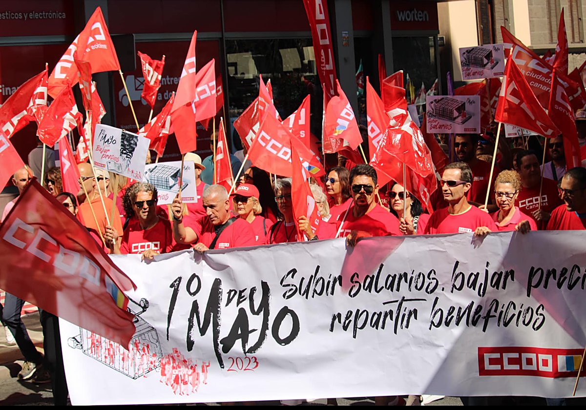 Manifestación en Gran Canaria