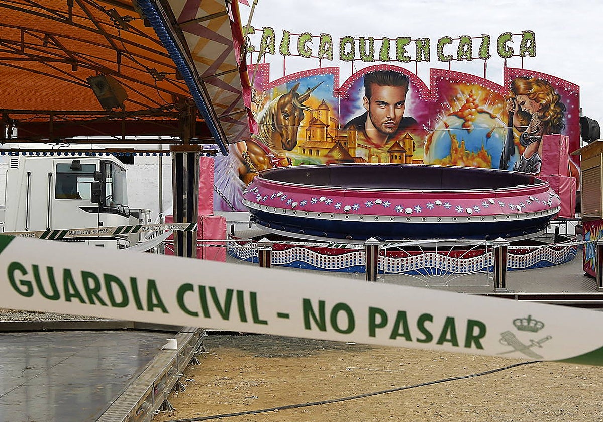 Atracción de feria similar a la precintada en Ponferrada por sufrir un accidente una joven al salir disparada